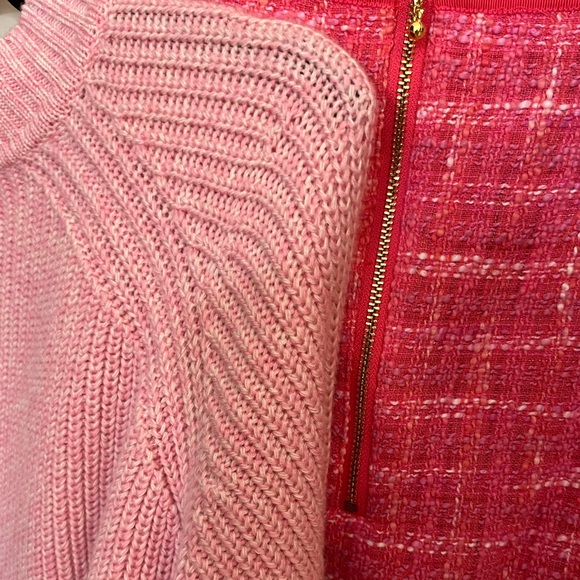 KATE SPADE MARBLED PINK SWEATER SIZE LARGE NWOT - Picture 6 of 9